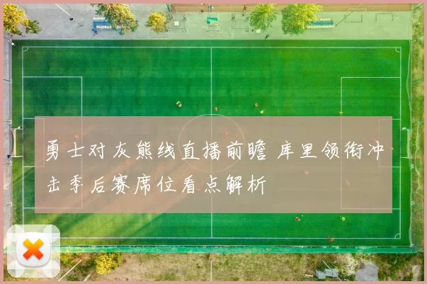 勇士对灰熊线直播前瞻 库里领衔冲击季后赛席位看点解析