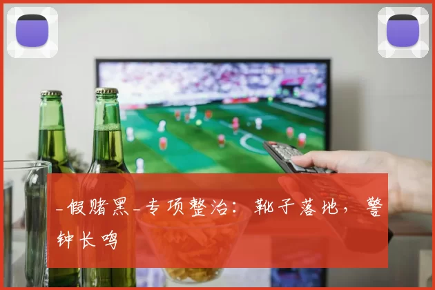 _假赌黑_专项整治:靴子落地,警钟长鸣